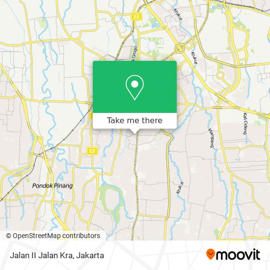 Jalan II Jalan Kra map