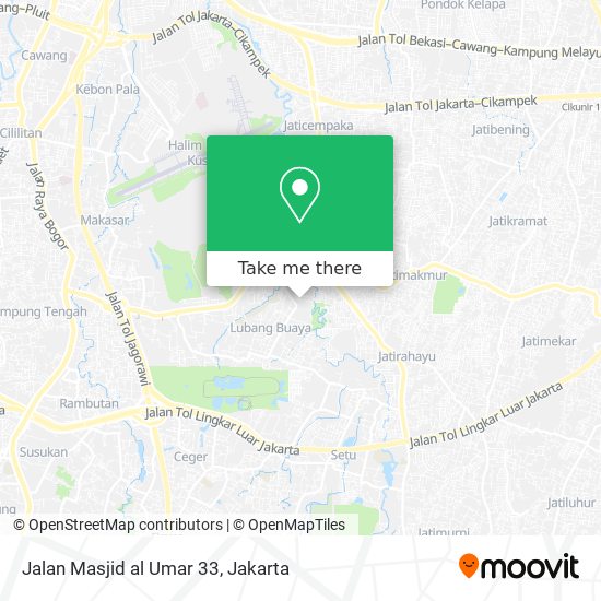 Jalan Masjid al Umar 33 map