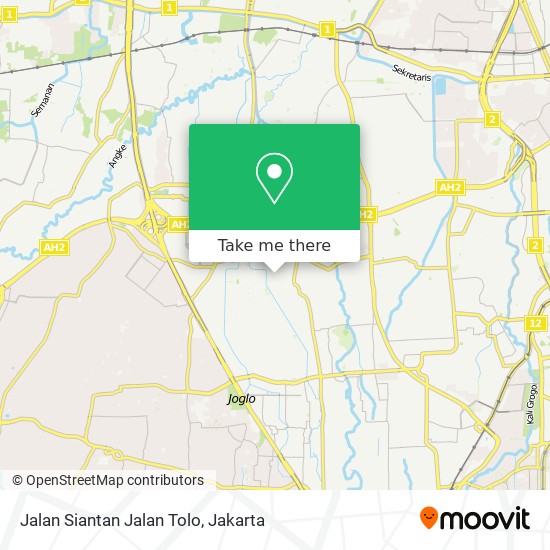 Jalan Siantan Jalan Tolo map