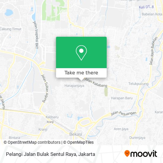 Pelangi Jalan Bulak Sentul Raya map