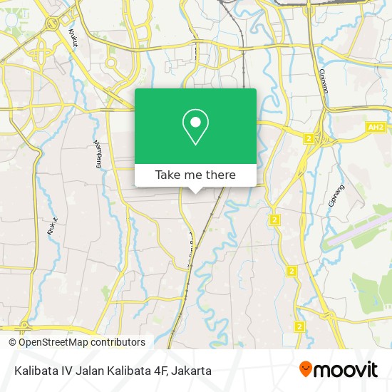 Kalibata IV Jalan Kalibata 4F map