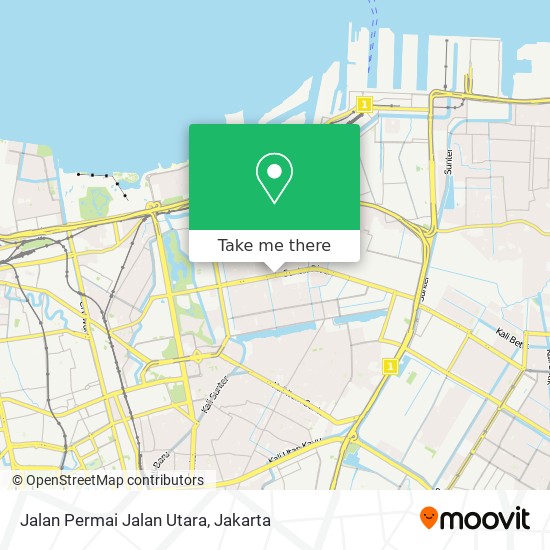 Jalan Permai Jalan Utara map