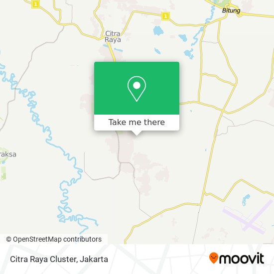 Citra Raya Cluster map