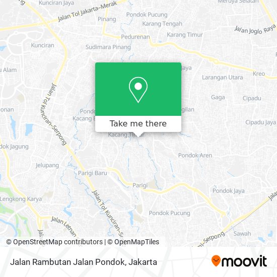 Jalan Rambutan Jalan Pondok map