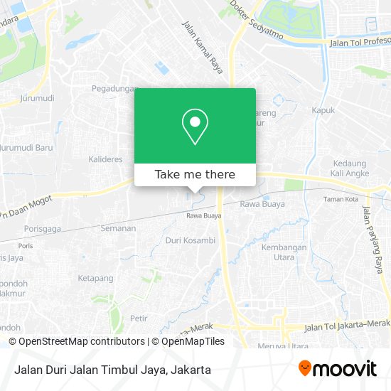 Jalan Duri Jalan Timbul Jaya map