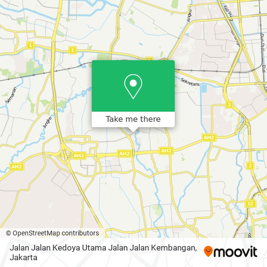 Jalan Jalan Kedoya Utama Jalan Jalan Kembangan map