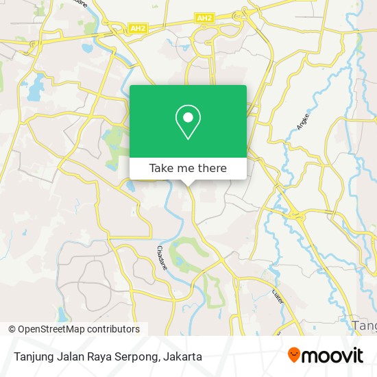 Tanjung Jalan Raya Serpong map