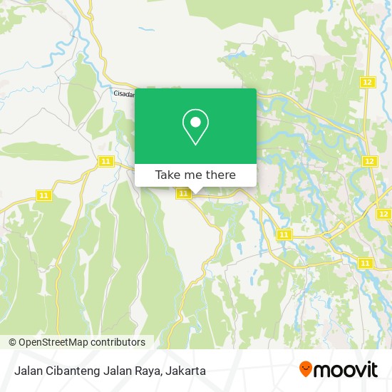 Jalan Cibanteng Jalan Raya map