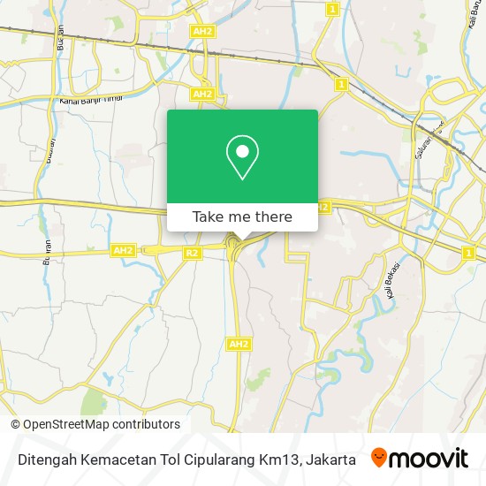 Ditengah Kemacetan Tol Cipularang Km13 map