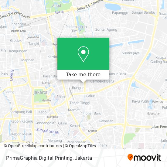 PrimaGraphia Digital Printing map