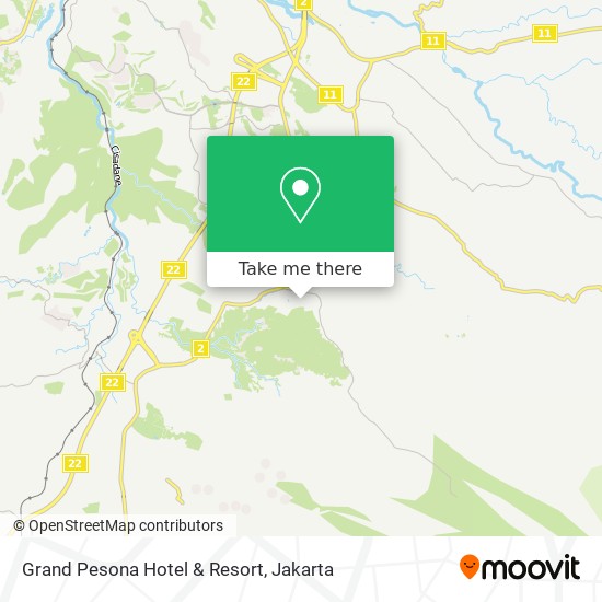 Grand Pesona Hotel & Resort map