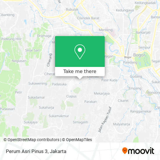 Perum Asri Pinus 3 map