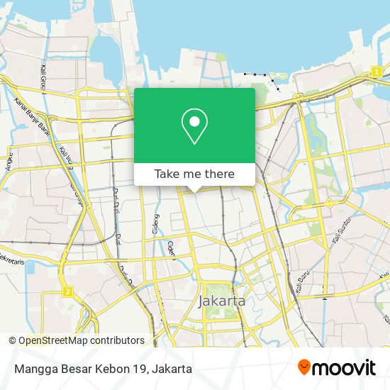 Mangga Besar Kebon 19 map