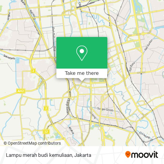 Lampu merah budi kemuliaan map