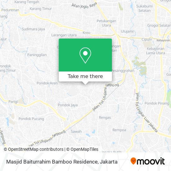 Masjid Baiturrahim Bamboo Residence map