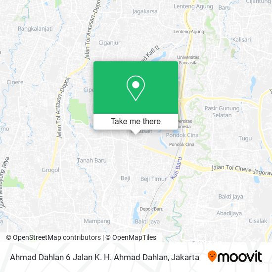 Ahmad Dahlan 6 Jalan K. H. Ahmad Dahlan map