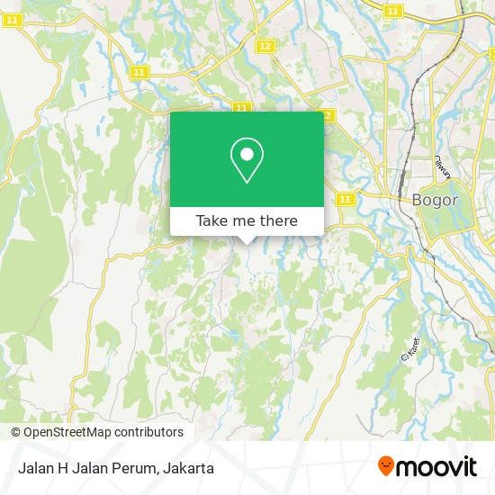 Jalan H Jalan Perum map