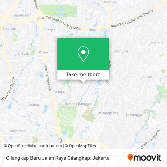 Cilangkap Baru Jalan Raya Cilangkap map