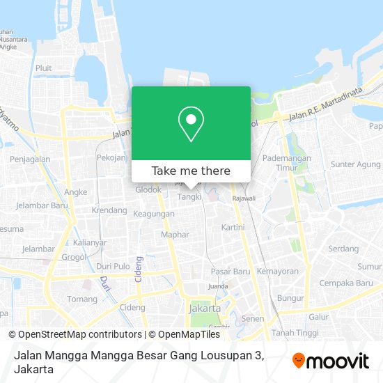 Jalan Mangga Mangga Besar Gang Lousupan 3 map