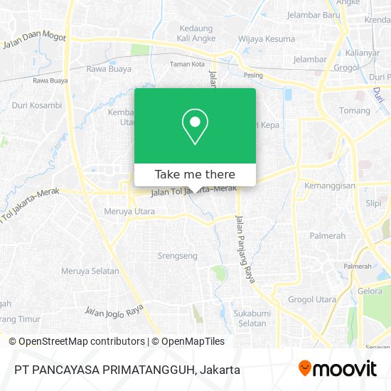 PT PANCAYASA PRIMATANGGUH map