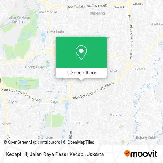 Kecapi Hij Jalan Raya Pasar Kecapi map