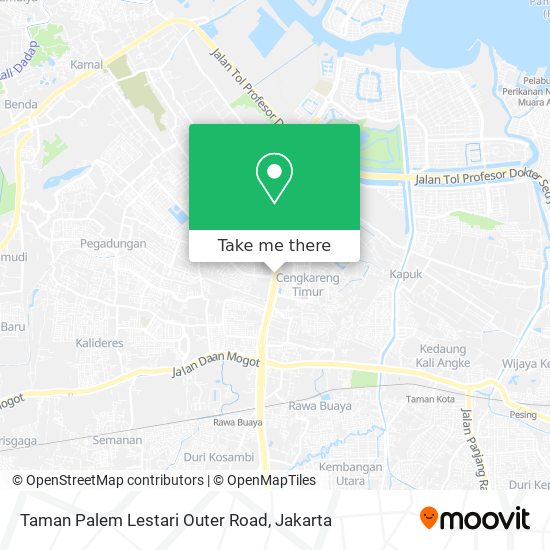 Taman Palem Lestari Outer Road map