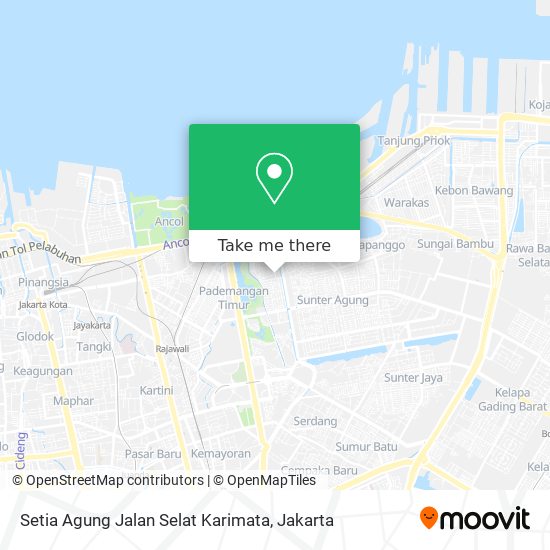 Setia Agung Jalan Selat Karimata map
