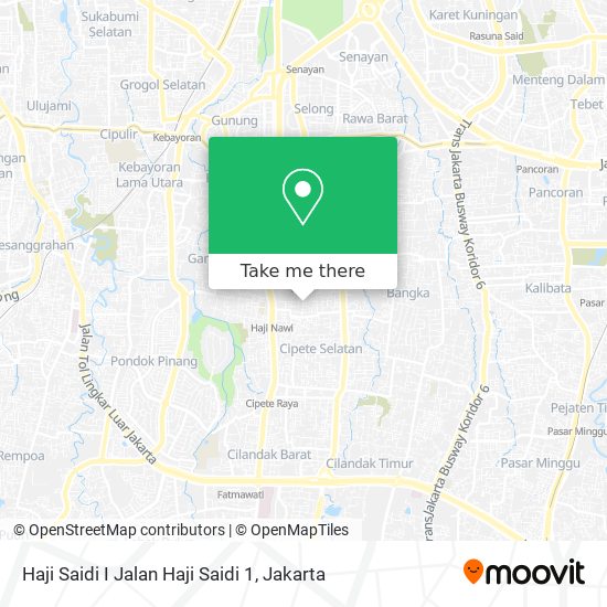 Haji Saidi I Jalan Haji Saidi 1 map