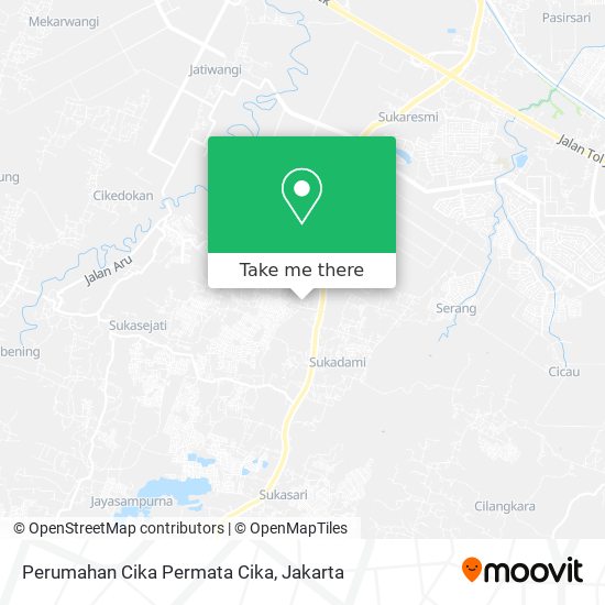 Perumahan Cika Permata Cika map