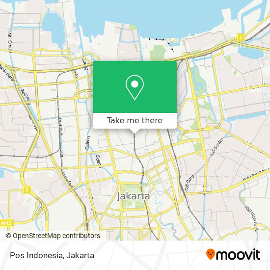 Pos Indonesia map