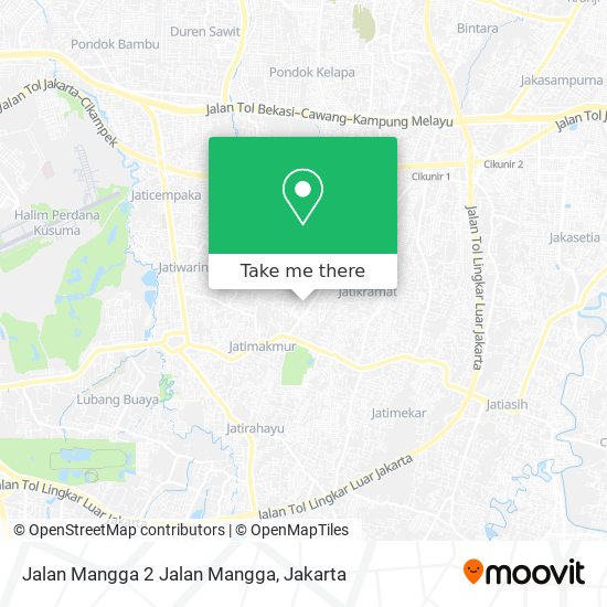 Jalan Mangga 2 Jalan Mangga map