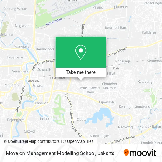 Move on Management Modelling School map