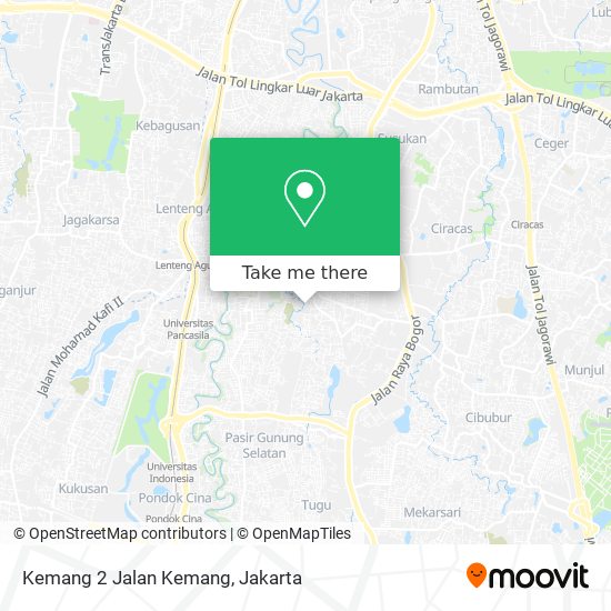 Kemang 2 Jalan Kemang map