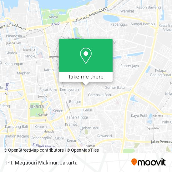PT. Megasari Makmur map