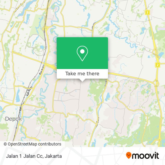 Jalan 1 Jalan Cc map