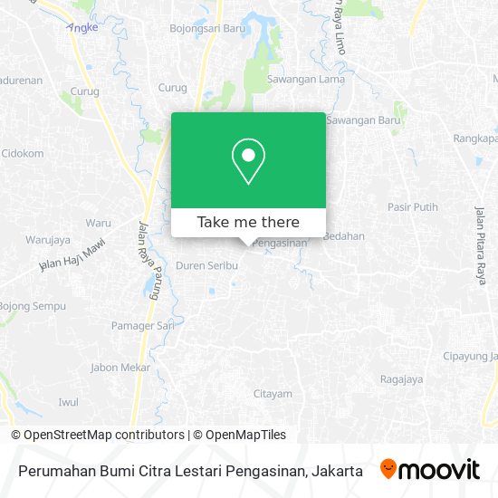 Perumahan Bumi Citra Lestari Pengasinan map