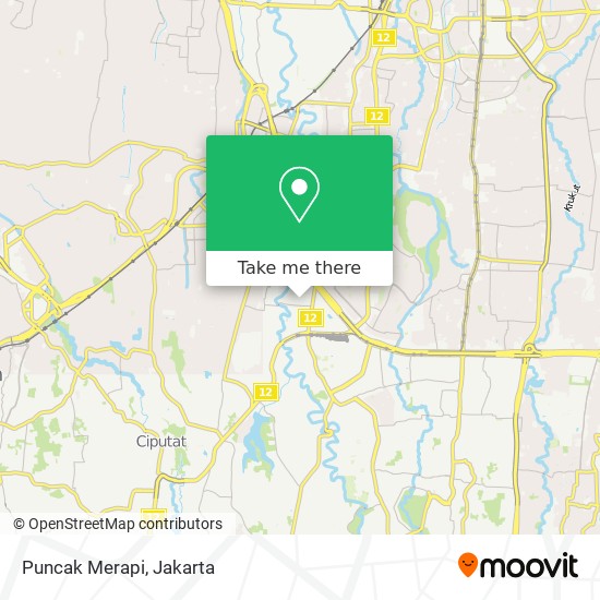 Puncak Merapi map