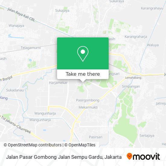 Jalan Pasar Gombong Jalan Sempu Gardu map