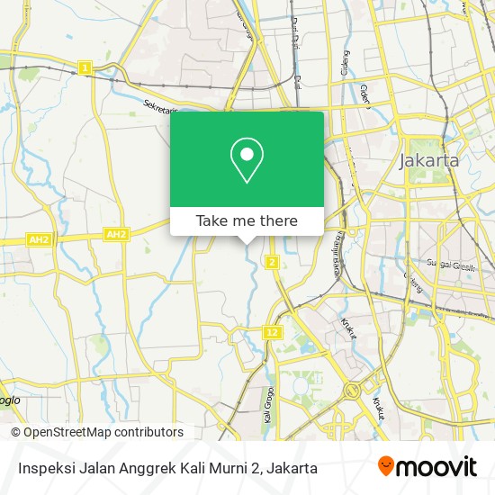 Inspeksi Jalan Anggrek Kali Murni 2 map