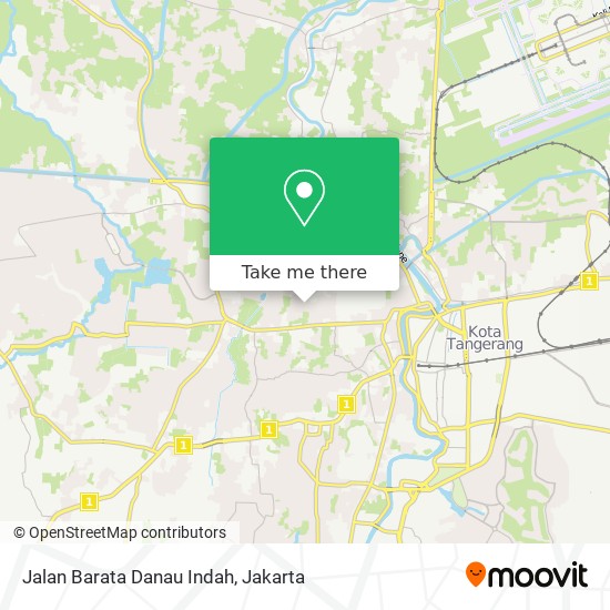 Jalan Barata Danau Indah map