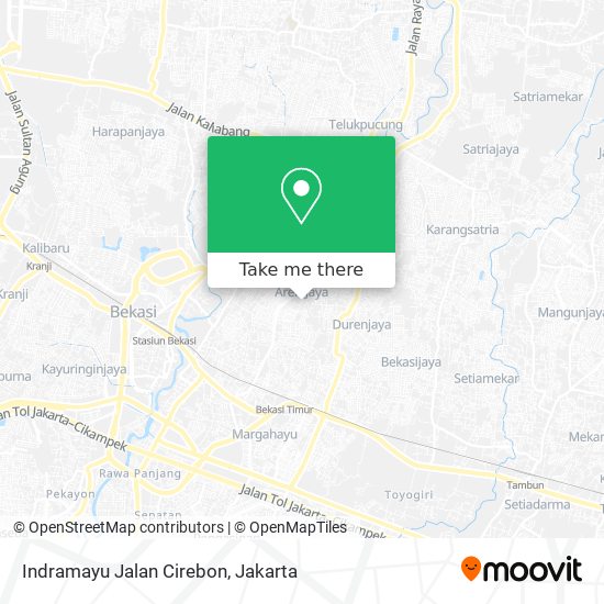Indramayu Jalan Cirebon map