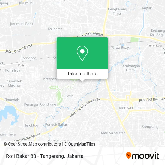 Roti Bakar 88 - Tangerang map