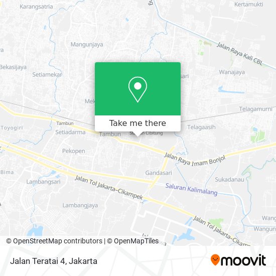 Jalan Teratai 4 map