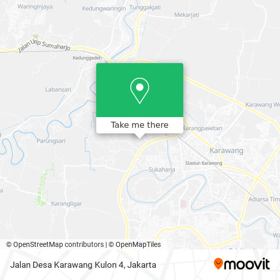 Jalan Desa Karawang Kulon 4 map