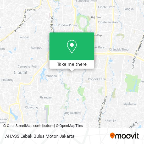 AHASS Lebak Bulus Motor map