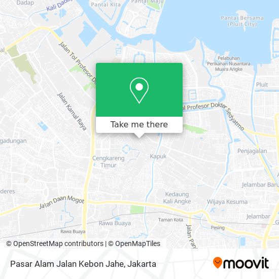 Pasar Alam Jalan Kebon Jahe map