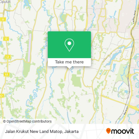 Jalan Krukut New Land Matop map