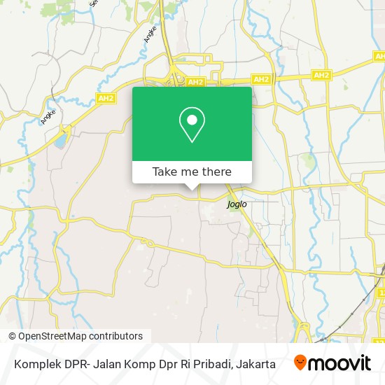 Komplek DPR- Jalan Komp Dpr Ri Pribadi map