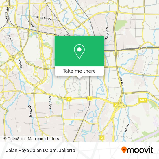 Jalan Raya Jalan Dalam map