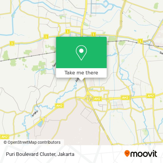 Puri Boulevard Cluster map